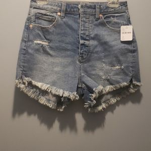 Free people  denim short size 27